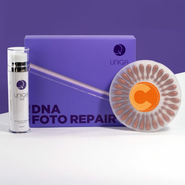 UNIQA FOTO REPAIR_Cofanetto Vitamina C + DNA