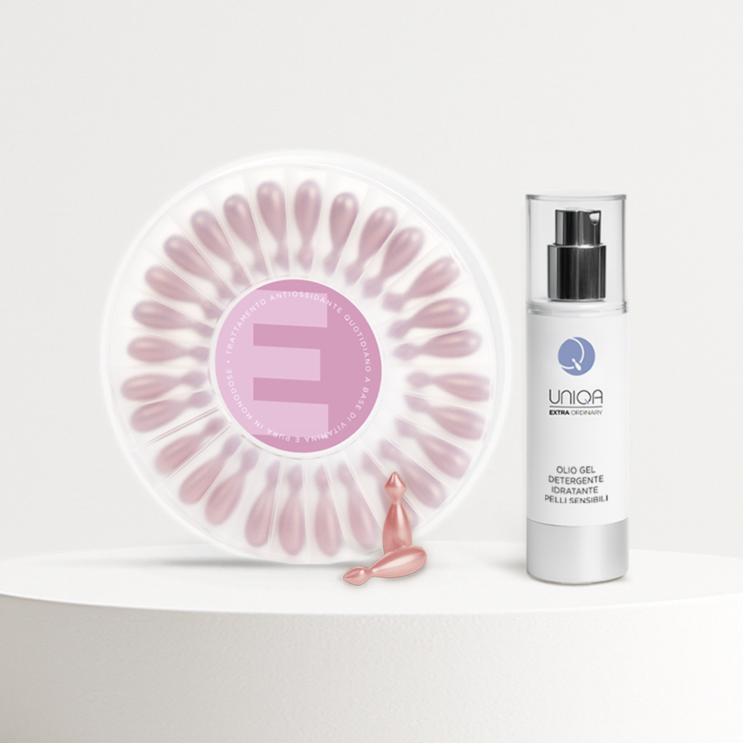 UNIQA Olio Gel detergente idratante + Vitamina E