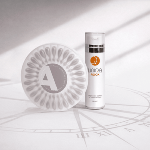Cofanetto Longevity Formul-a_ dettaglio dei prodotti: UNIQA ROCK + UNIQA Vitamina A_